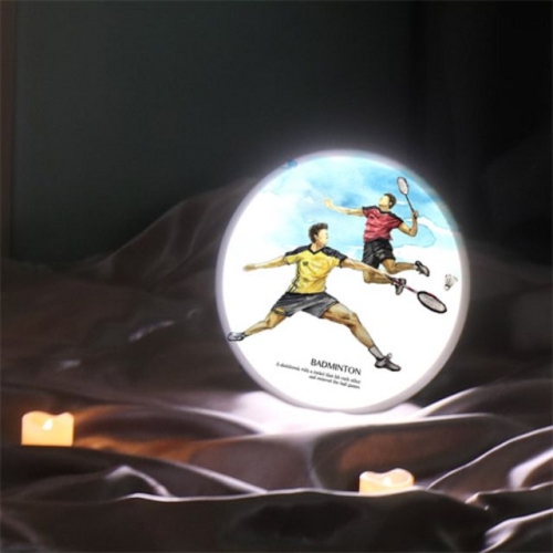 꾸밈  nb869-LED액자25R_베드민턴