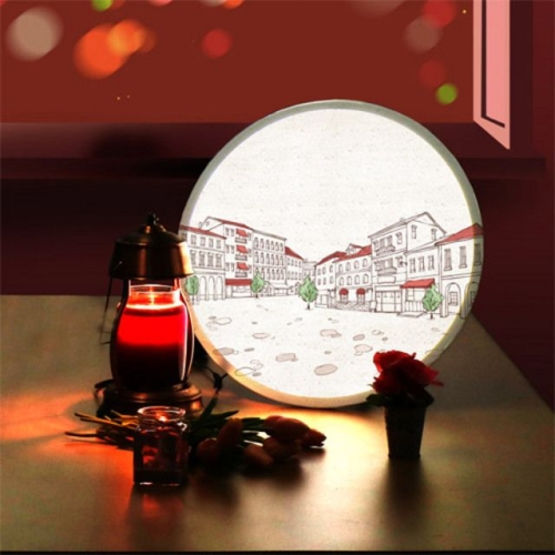 꾸밈  nb859-LED액자45R_여유로운거리