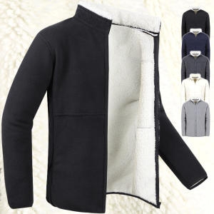 카키브라운  남녀공용 후드집업 플리스 자켓