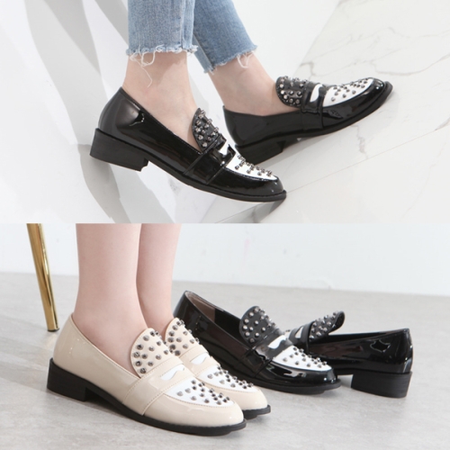 애슬릿 클래식 둥근코 에나멜 여자 페니 로퍼 생활 속 감성충전소