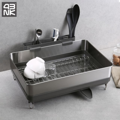 리빙퓨어  스토피아 프리미엄 프레임 식기건조대 라이트그레이