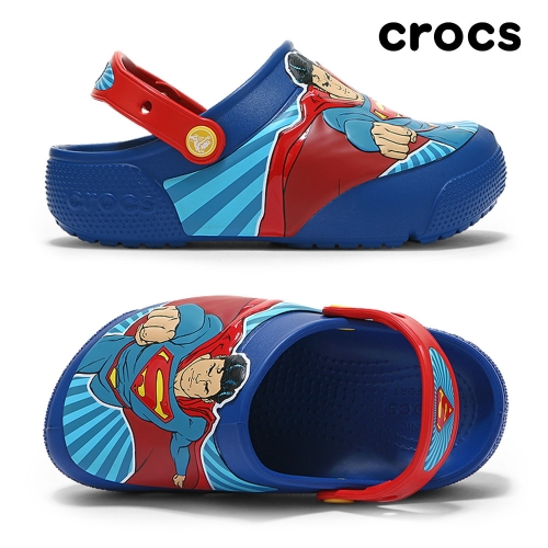 크록스키즈 펀랩 슈퍼맨 라이트 클로그 K 205515_4GX