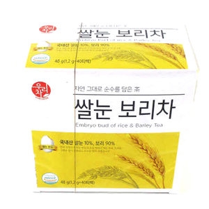 송원식품  쌀눈 보리차 40티백 [10개]