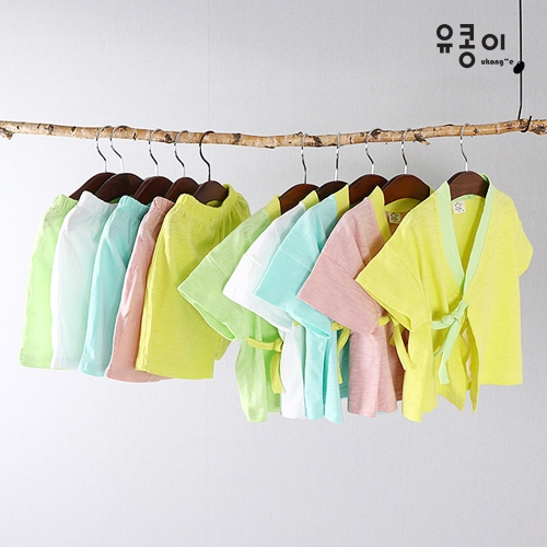 유아 아동 아기 시원여름 반팔 개량한복 생활