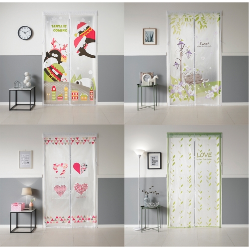 아이디인더스트리  알뜨리 EVA 방풍비닐 현관/방문 반투명 하트212cm