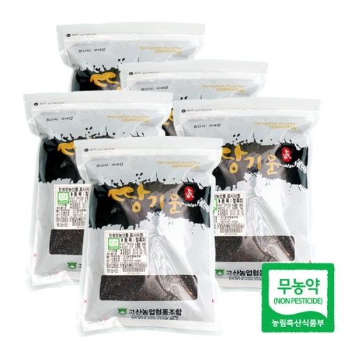 고산농협 친환경 땅기운 찰흑미 1kg