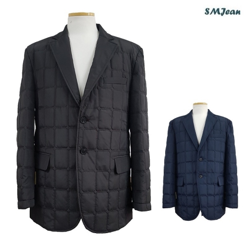 에스엠진 SMJ712 남성 패딩 콤비 자켓 테일러드 캐주얼 자켓  겨울자켓