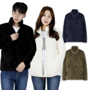  로드스타 남녀공용 퍼플리스 집업 자켓