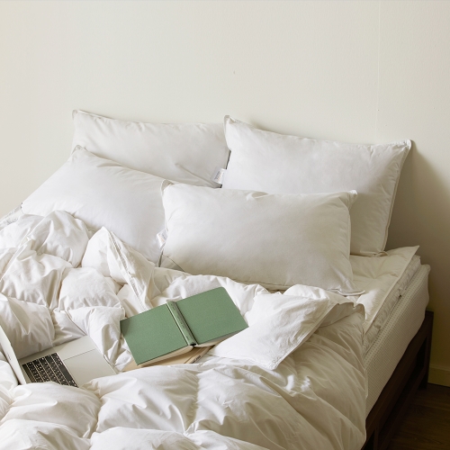 바운티풀 호텔침구 구스페더 다운필베개솜+베개커버