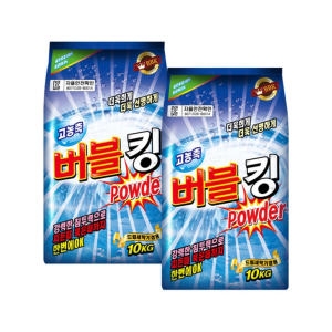 해동찬가 버블킹 고농축 파워 가루세제 10kg