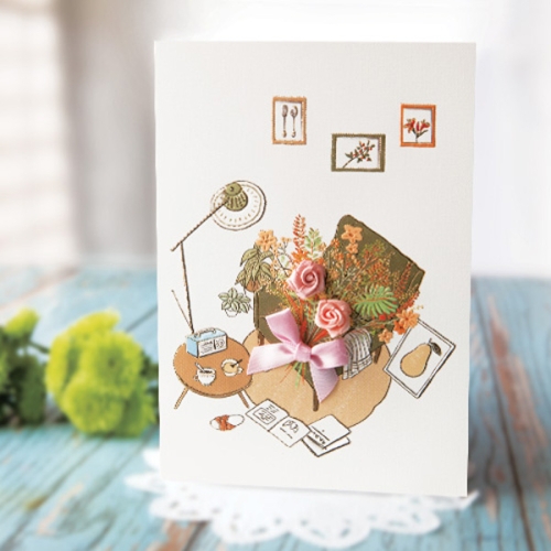 프롬앤투  라임 꽃카드 FT222-2