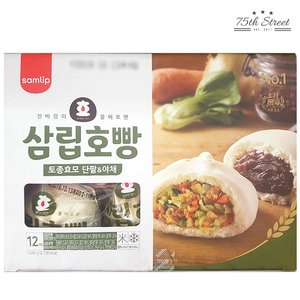 SPC삼립 삼립호빵 토종효모 단팥&야채 1.08kg[1개]