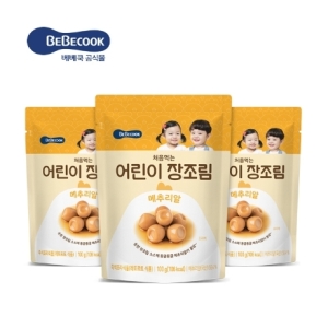 베베쿡 처음먹는 어린이 장조림 메추리알 100g