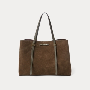  폴로랄프로렌 Suede Lennox Tote