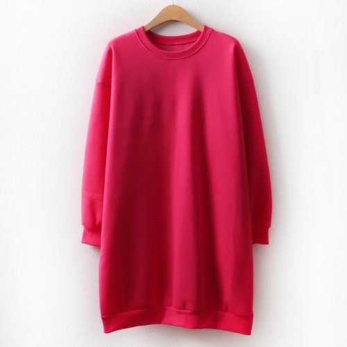 아이우먼 기모무지롱맨투맨 NS7219M911 빅사이즈_