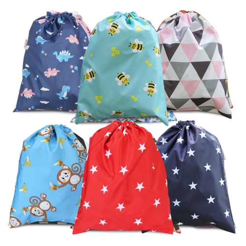 핑크 주 더해피 더해피 조리개 가방 몽키 바나나 더해피 핸드메이드 다용도 조리개 가방 학교 학원 보조가방 신주머니 도시락가방