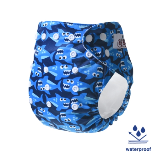 처비체리 천기저귀 커버 아기상어