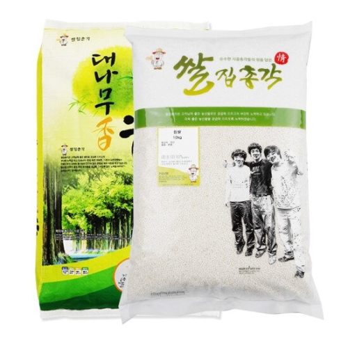 쌀집총각  대나무향미 백미 10kg + 찹쌀 10kg [1개]