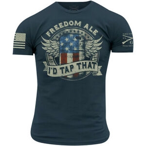  Grunt Style Freedom Ale T-Shirt - Blue