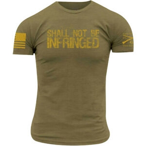  Grunt Style Shall Not Be Infringed T-Shirt - Olive Green