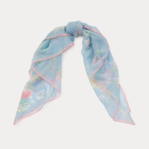  폴로랄프로렌 Anna Floral Silk Scarf