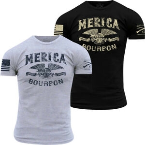  Grunt Style Merica Bourbon Trademark T-Shirt