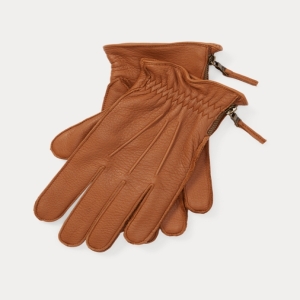  폴로랄프로렌 남성 Side-Zip Deerskin Gloves
