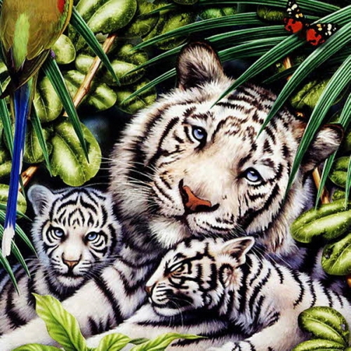 500피스 백호가족2 직소퍼즐 PL729