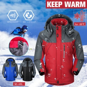 OUTERDO Fleece Lined Waterproof Ski Snowboard Coat (EJB7856376)