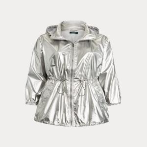  폴로랄프로렌 Metallic Taffeta Hooded Jacket