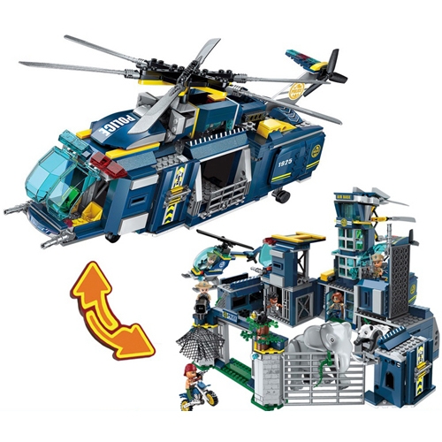 레고 호환 경찰 본부 블럭 블록