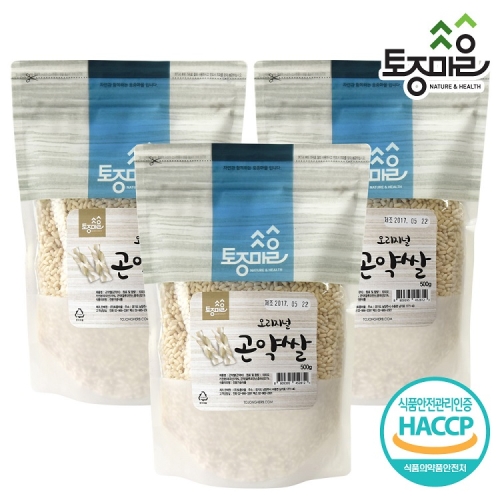 토종마을 오리지날 곤약쌀 500g[3개]