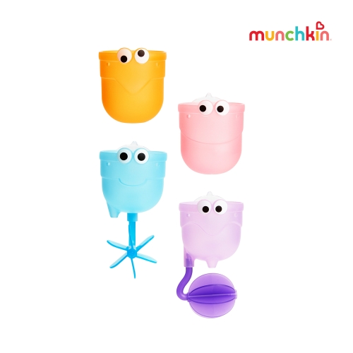 먼치킨 목욕놀이 폭포만들기