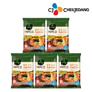 CJ제일제당 비비고 얼큰 특칼국수 650g [5개]