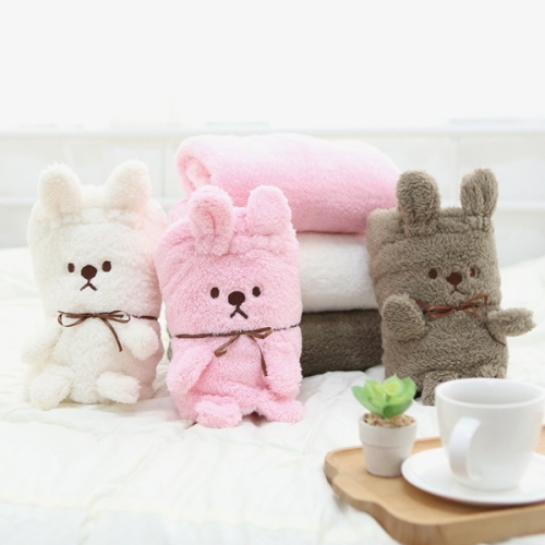 아트박스 따뜻한 겨울 귀여운 토끼인형 극세사 무릎담요 CHUBBY