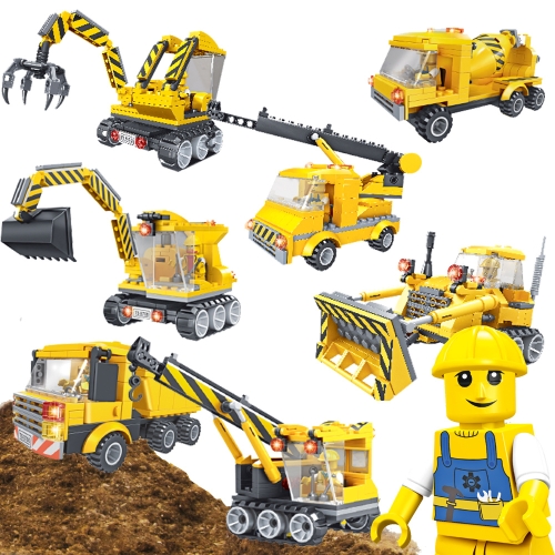 오로라  중장비A블럭 8종 랜덤발송