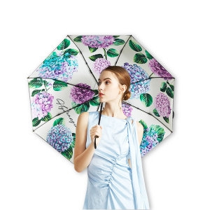 니엘로 수국 3단 우산 양산 자외선차단 암막 양산