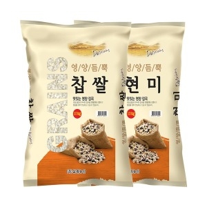 삼원농산  찹쌀 10kg + 현미 10kg