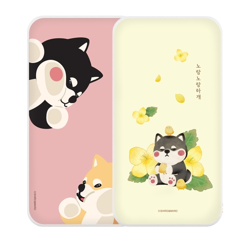 오로라모바일  10,000mAh 시로앤마로 슬림 보조배터리 (QC1000)