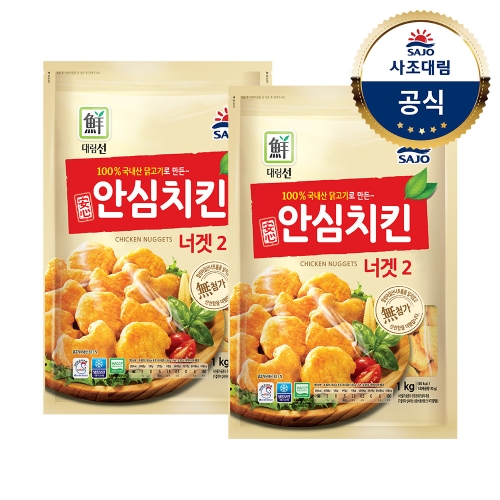 사조대림 대림선 안심치킨 너겟2 1kg