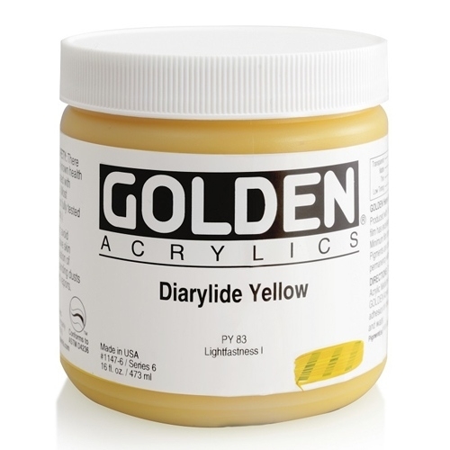 골든  H.B 아크릴릭 물감 473ML S6 MEDIUM VIOLET