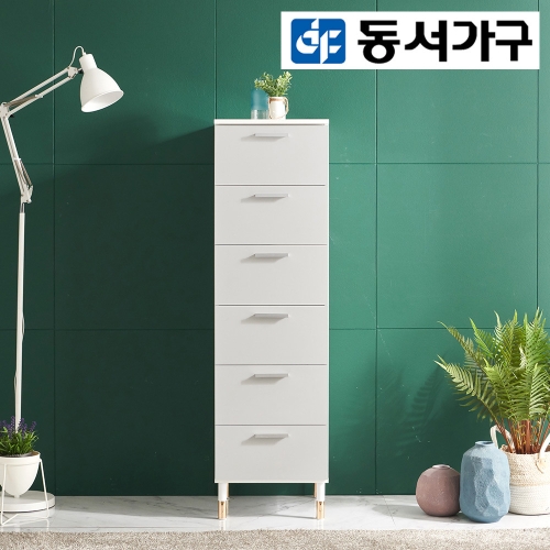동서가구 노티스 6단 400서랍장 틈새수납장