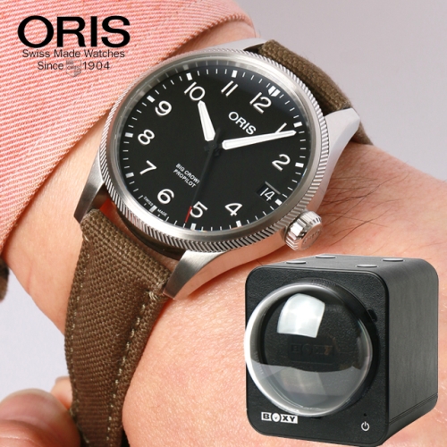 오리스 빅크라운 프로파일럿 빅데이트 751 7761 4164 브라운 가죽밴드 백화점AS