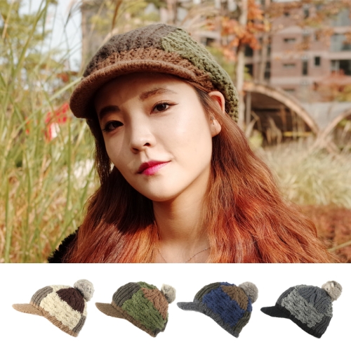 제이제이나인 니트 방울캡모자