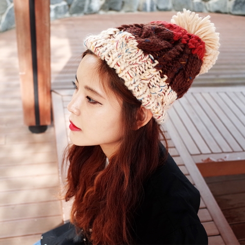 제이제이나인 스트라이프 방울모자