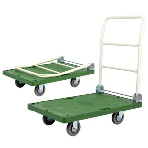 엠에스코리아  접이식 핸드 카트 녹색 대차 (무소음바퀴-대형)