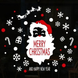 낭만창고  cmi273-산타의 메리크리스마스-크리스마스 스티커-낭만