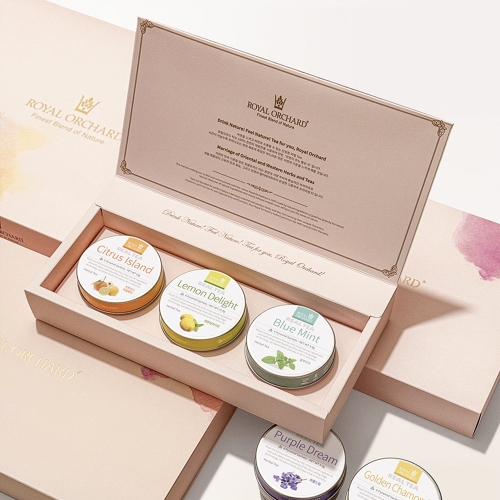 로얄오차드  실버틴 3캔 프리미엄 차 선물세트 +쇼핑백