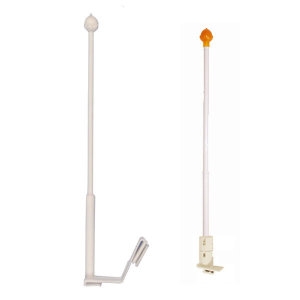 차량용 깃대(본넷 틈새 장착)