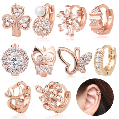 미니아트  라울스톤  엘리제 14K 로즈골드 금침 귀찌 링피어싱 JR243_JR418